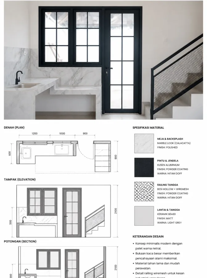 Design Arsitektur - Niscala Building (Foto 2)